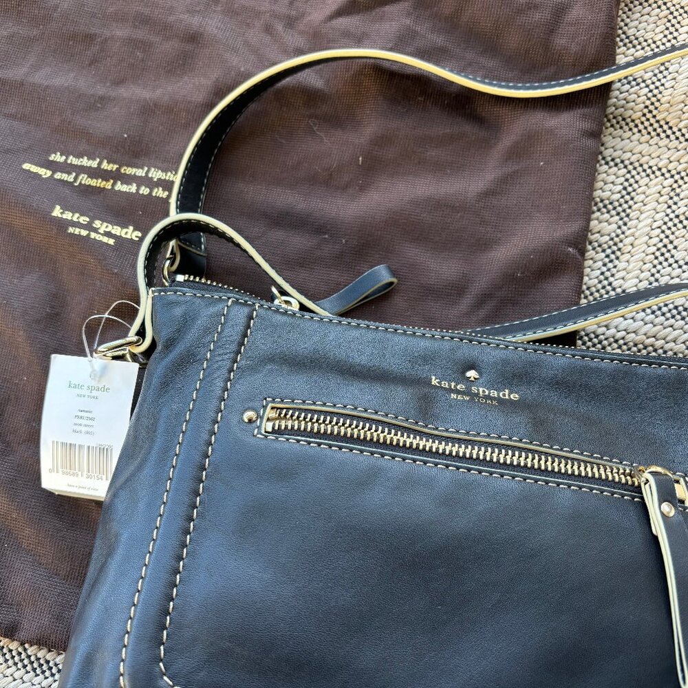 Kate Spade "Sammie" Black Crossbody Handbag